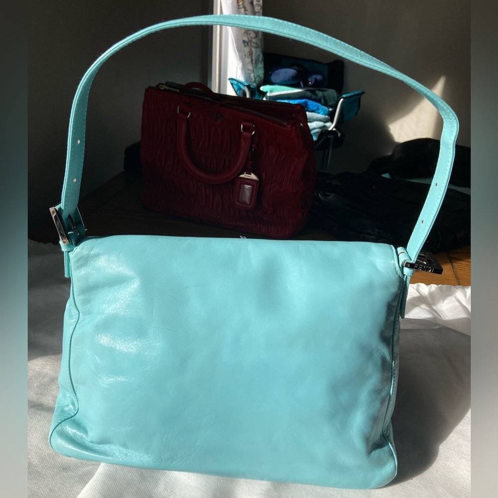 Fendi Vintage Mama Forever Baguette Purse Bag New… - image 4